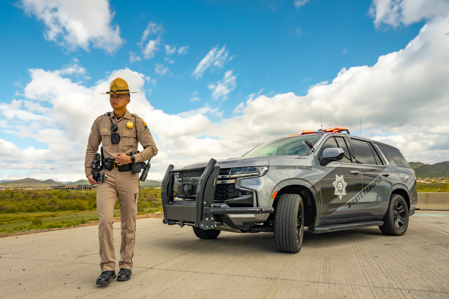 Home Arizona Department Of Public Safety Hero Trooper With Vehicle4 